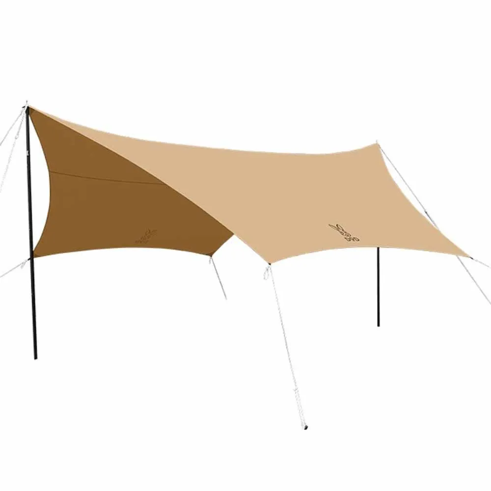 DOD Outdoors Hexa Tarp without Poles - Tan