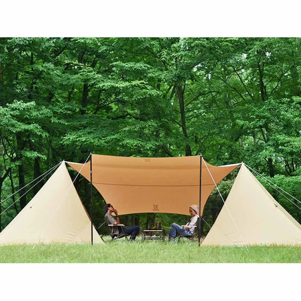 DOD Outdoors Hexa Tarp without Poles - Tan