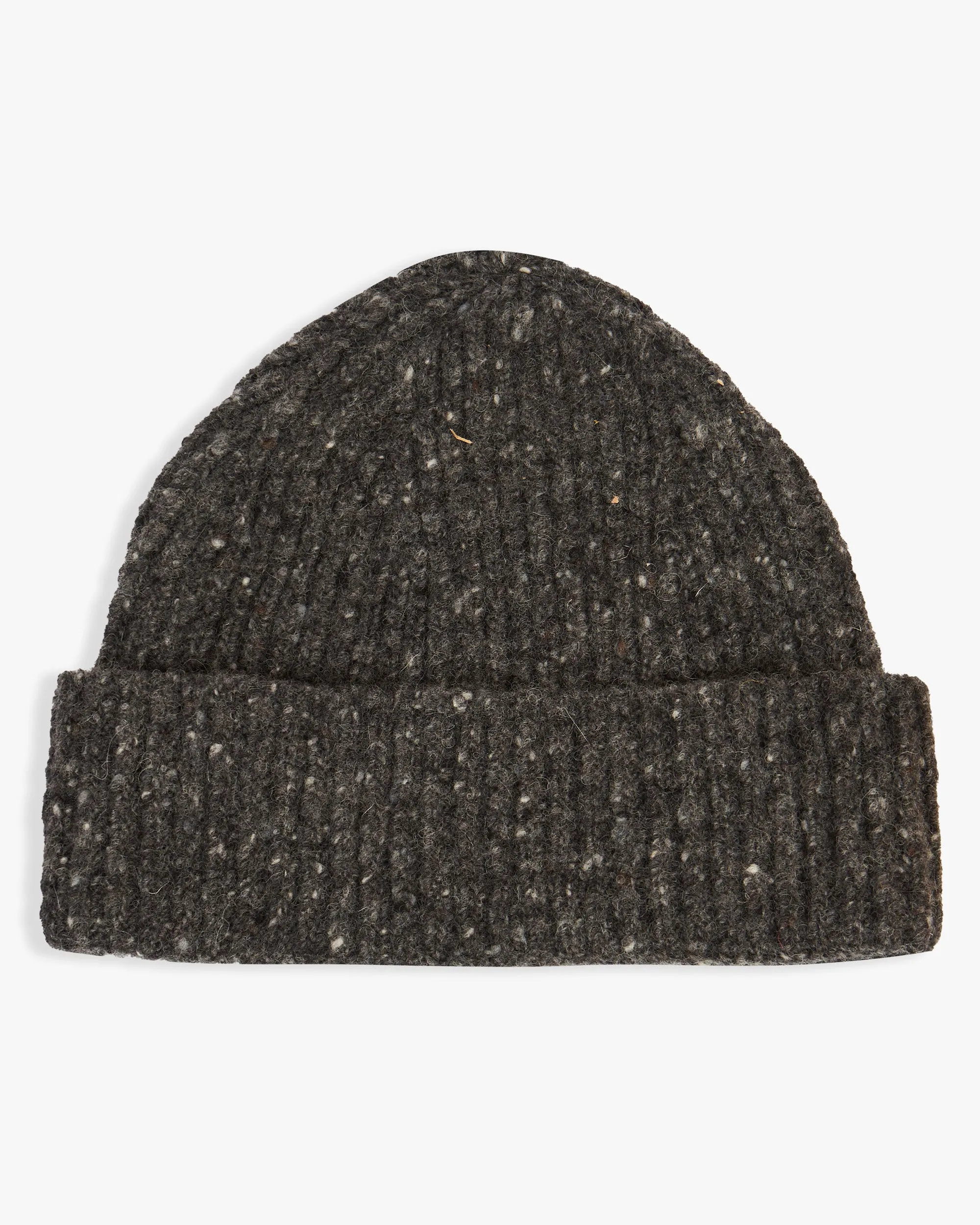 Donegal Yarns Wool Beanie - Charcoal