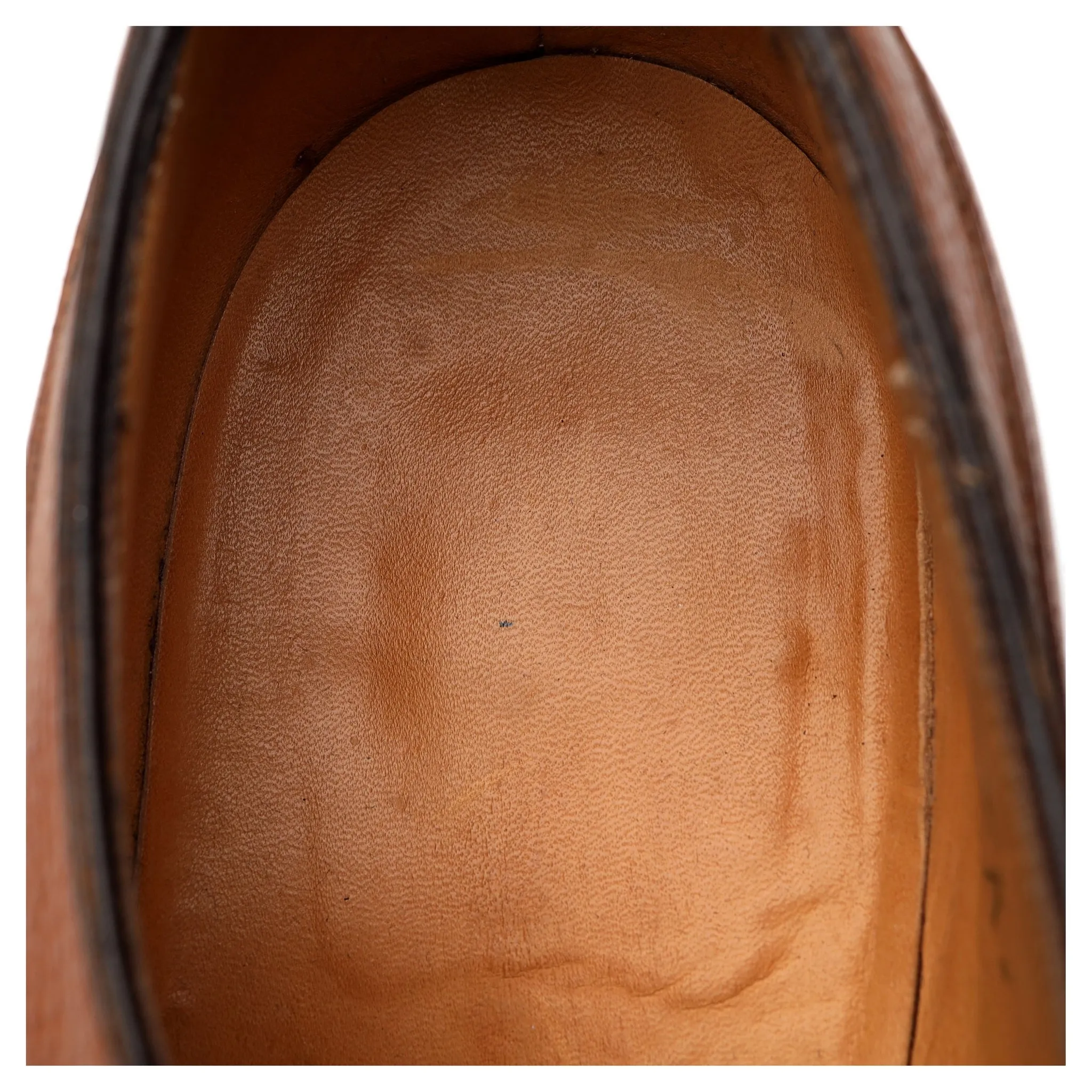 'Dover' Tan Brown Leather Split Toe Derby UK 11.5 D