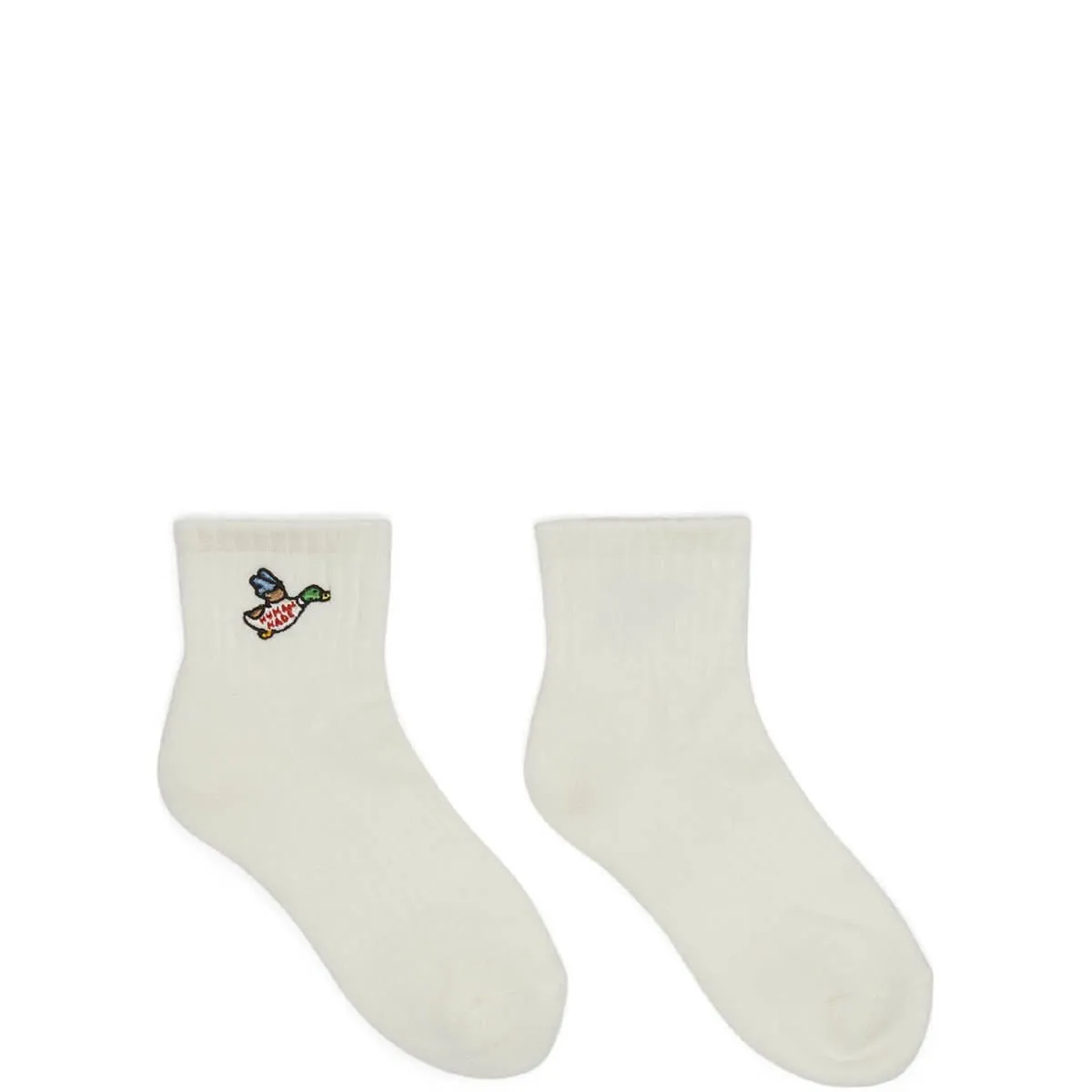 DUCK SHORT PILE SOCKS White