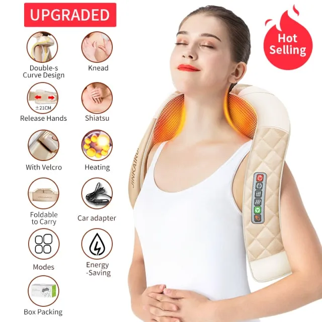 Electrical Shiatsu Back Neck Shoulder Body home Massager