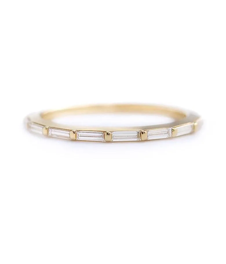 Eternity Baguette Diamond Band