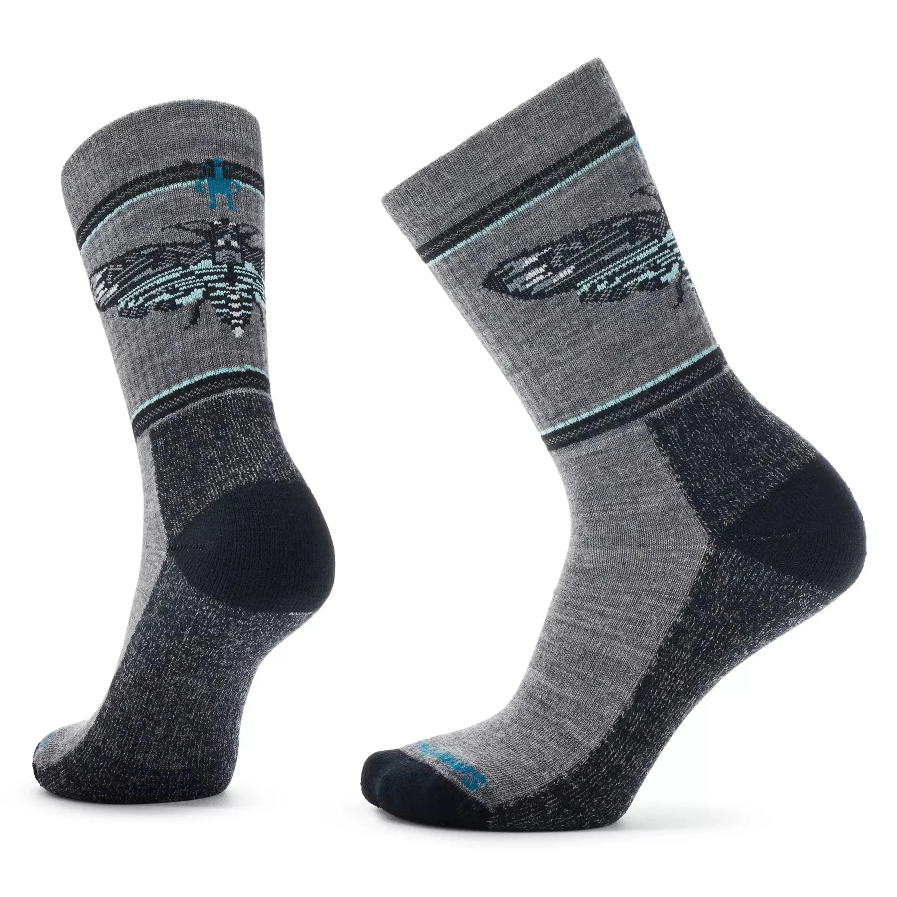 Everyday Light Cushion Mystic Moth Crew Socks (Unisex) - SW002285