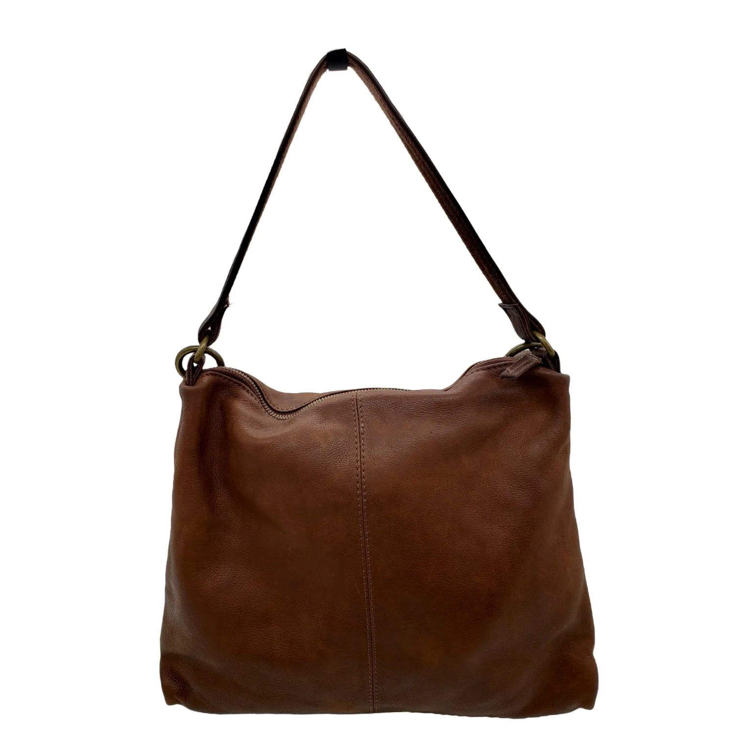 FatFace Brown Leather Cross Body/Shoulder Bag