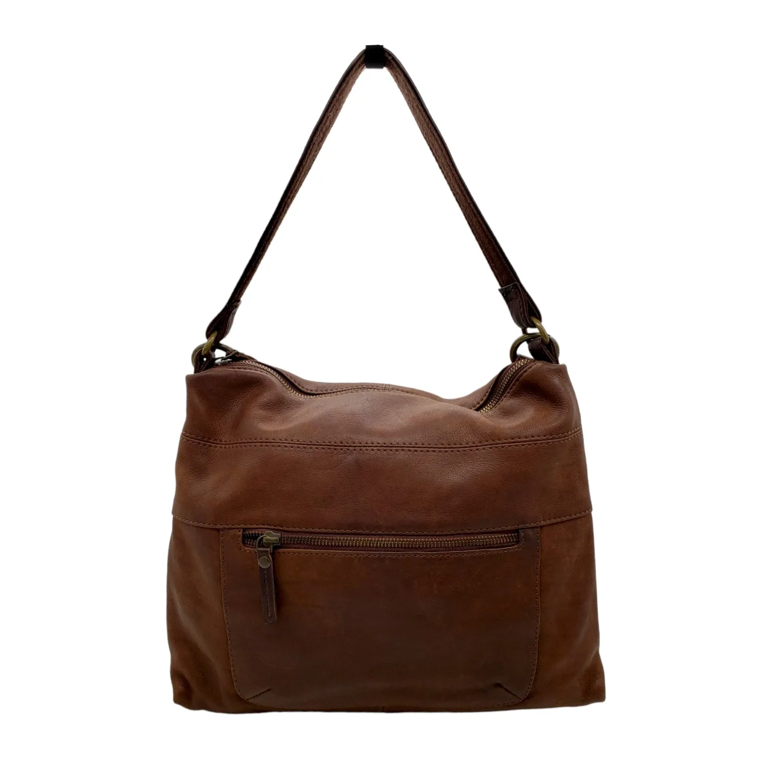 FatFace Brown Leather Cross Body/Shoulder Bag