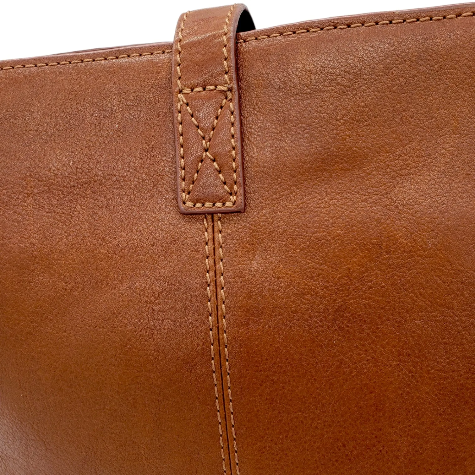 FatFace Cognac Leather Cross Body/Shoulder Bag