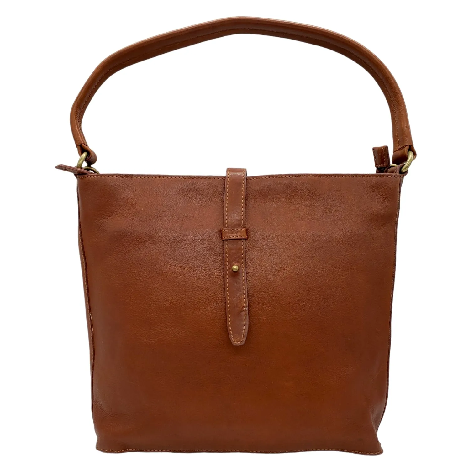 FatFace Cognac Leather Cross Body/Shoulder Bag