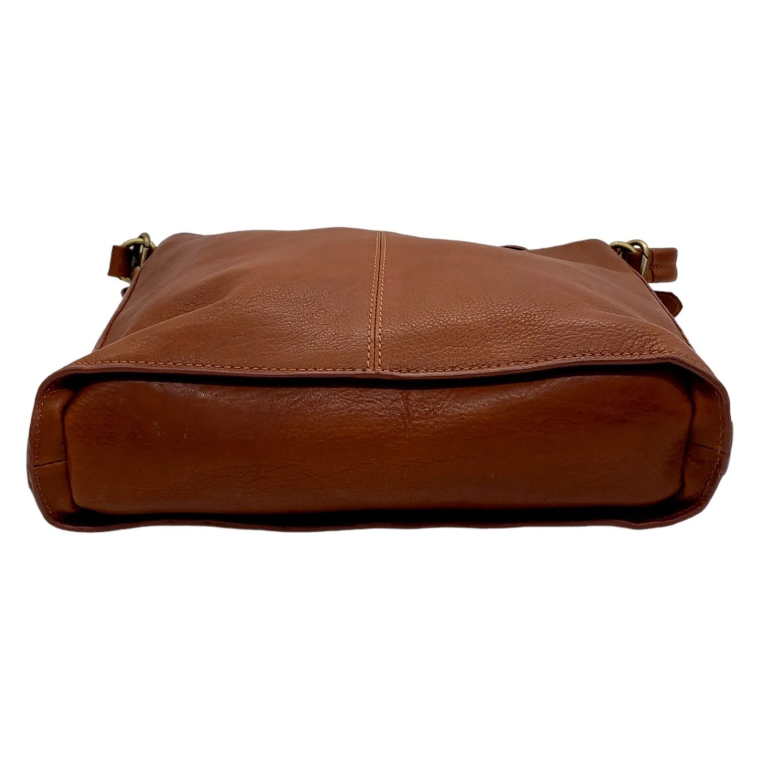 FatFace Cognac Leather Cross Body/Shoulder Bag