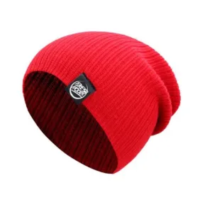 FH Red Cuffless Beanie