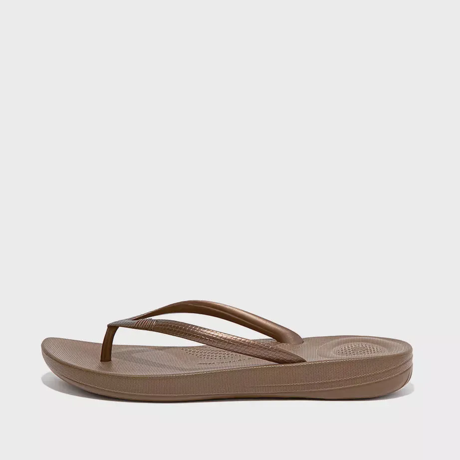 FitFlop IQushion  Ergonomic Flip-Flops Bronze