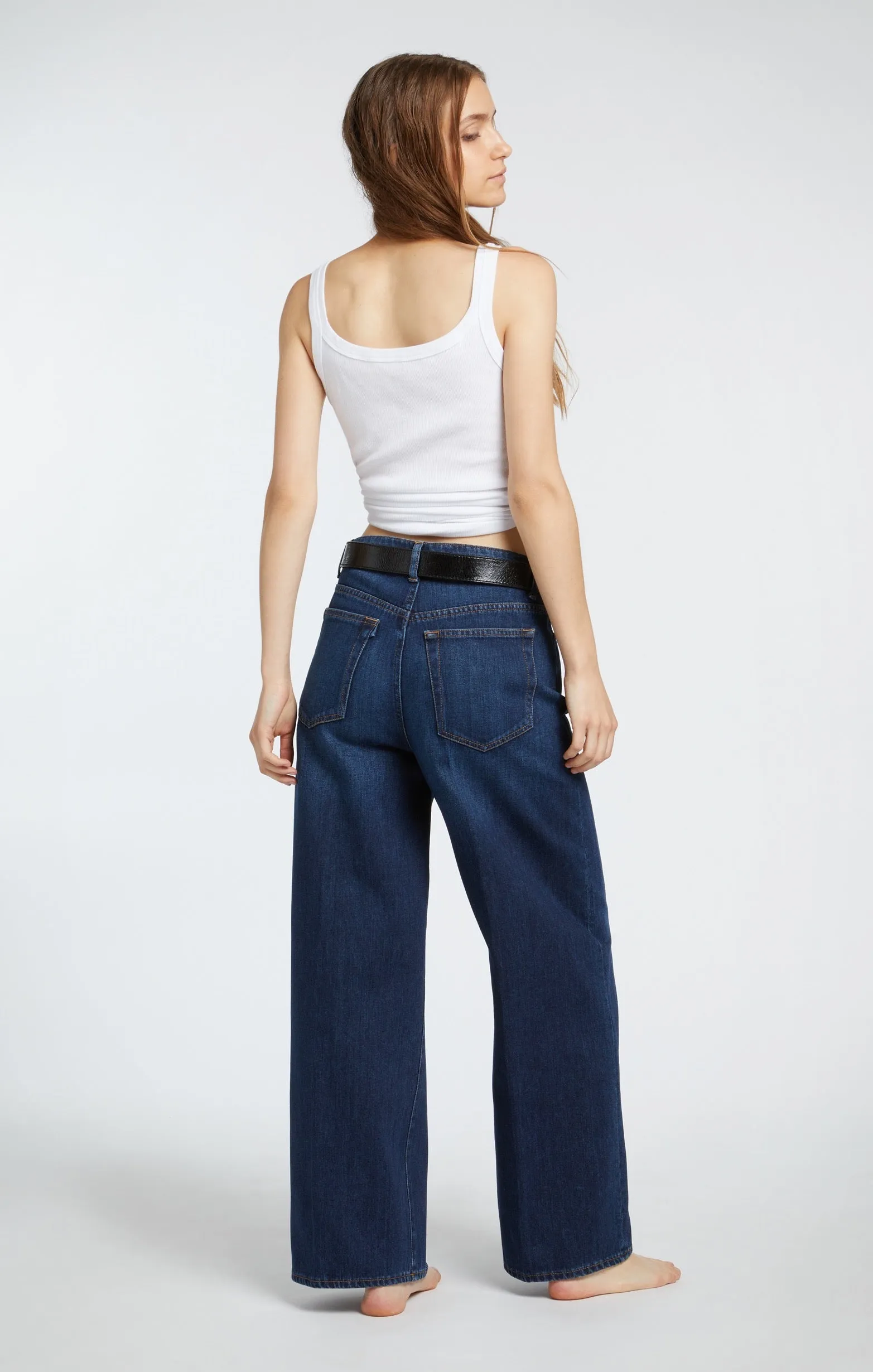 Flip Jean Crop