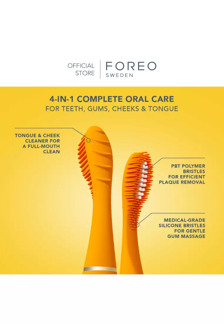 FOREO FOREO ISSA mini 3 Sonic Toothbrush with Small Silicone Hybrid Brush Head, For Superior Gum Care & Suitable For Sensiti