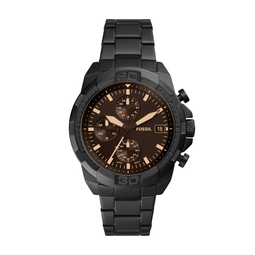 Fossil Bronson Chronograph 44mm Stainless Steel Men's Watch