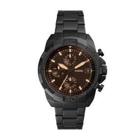 Fossil Bronson Chronograph 44mm Stainless Steel Men's Watch