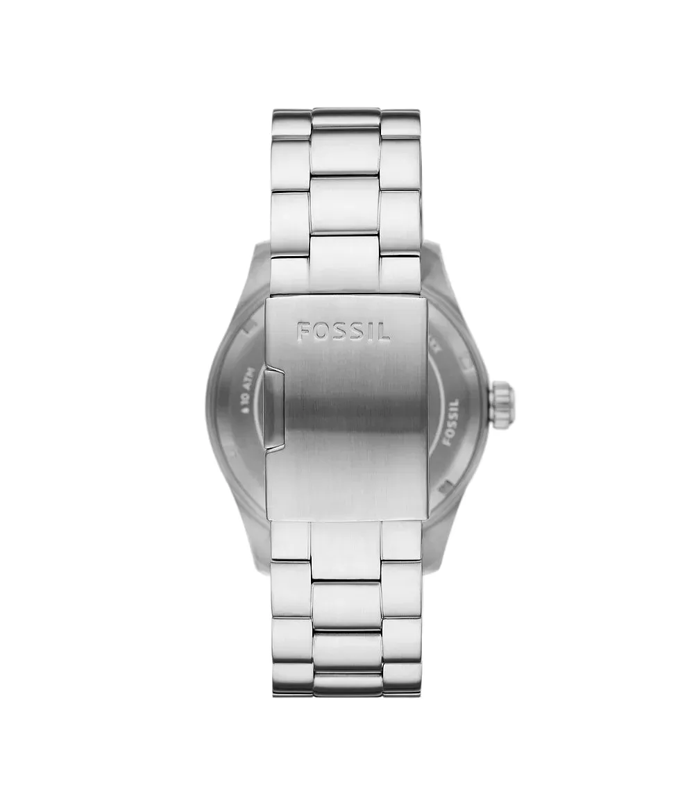 Fossil Defender Solar-Powered Stainless Steel Watch