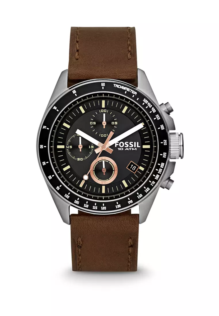 Fossil Fossil Male's Decker brown Leather Watch CH2885