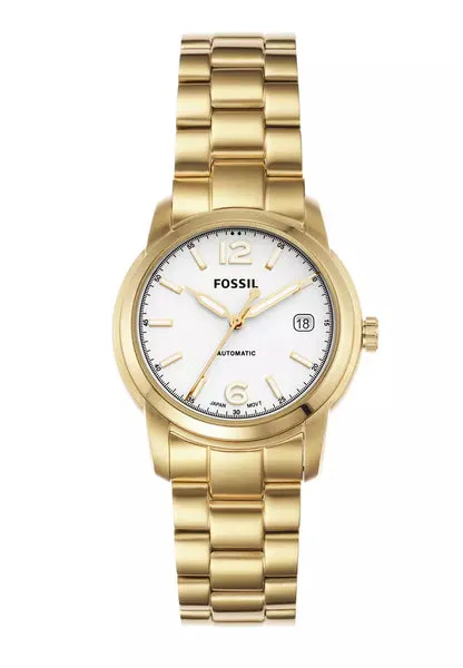 Fossil Heritage Ladies Automatic Gold-Tone Stainless Steel Watch