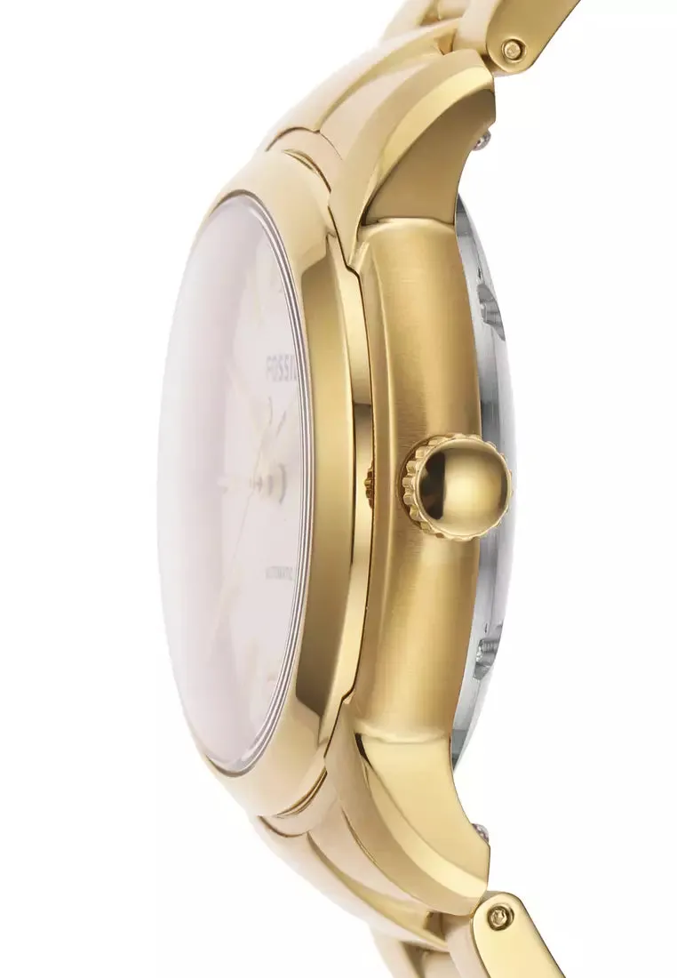 Fossil Heritage Ladies Automatic Gold-Tone Stainless Steel Watch