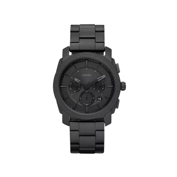 Fossil Men's Machine Chronograph Black Stainless Steel Watch