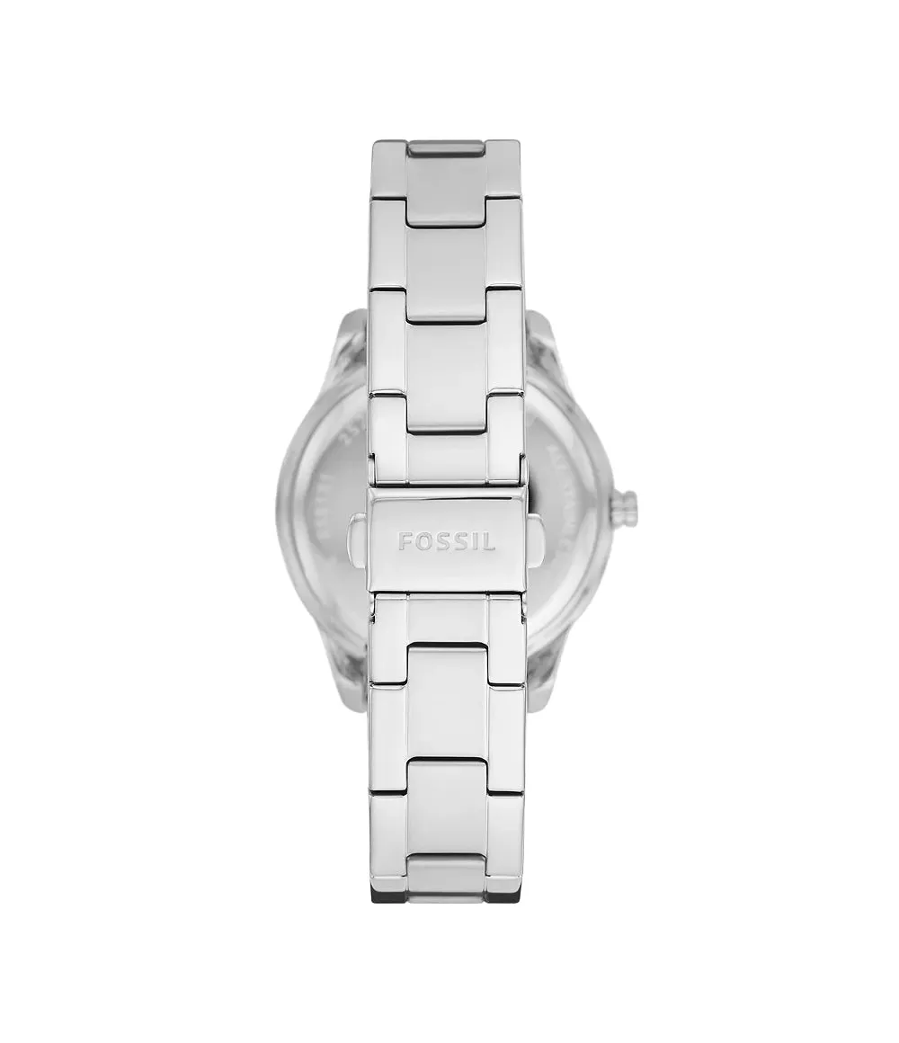 Fossil Stella Three-Hand Date Stainless Steel Watch