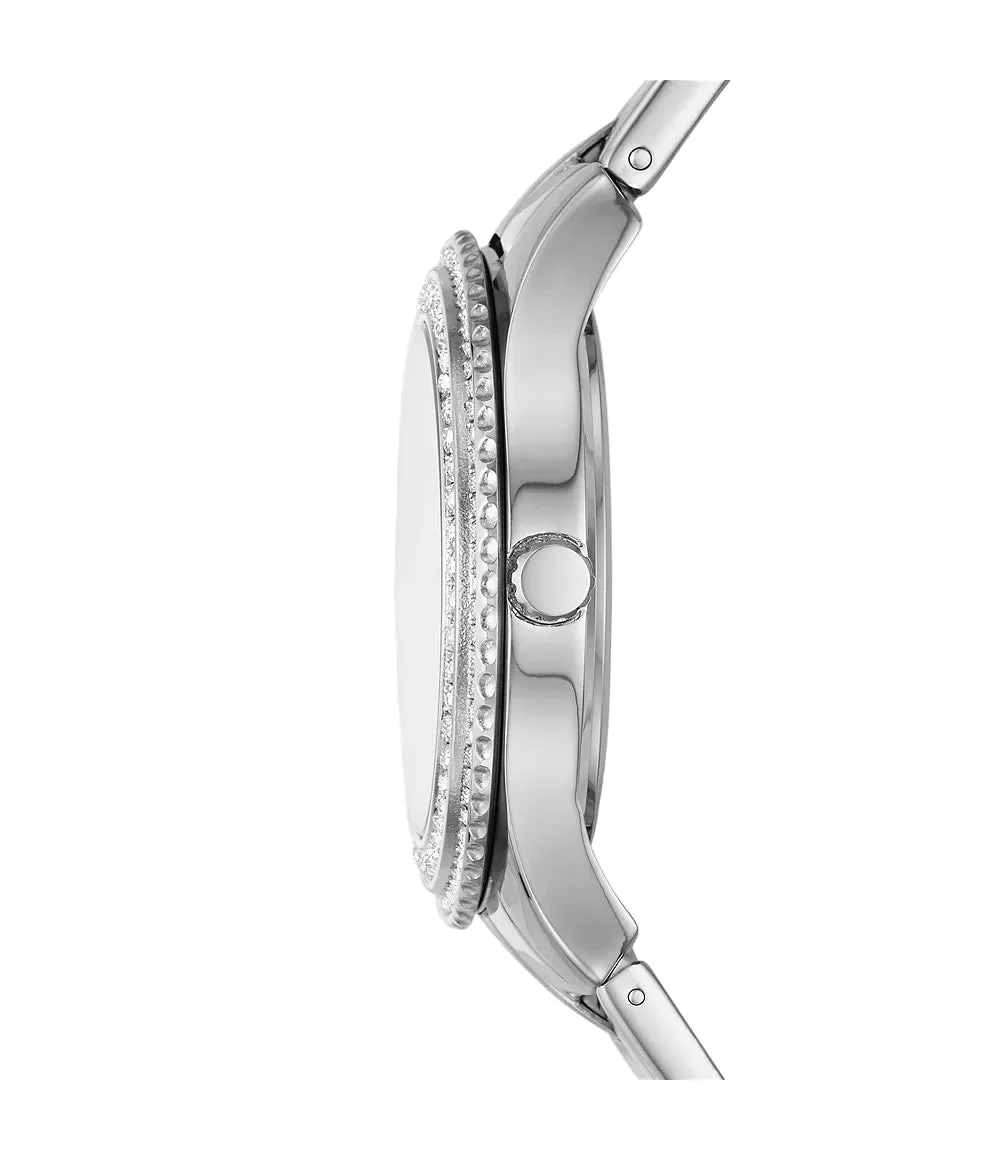 Fossil Stella Three-Hand Date Stainless Steel Watch