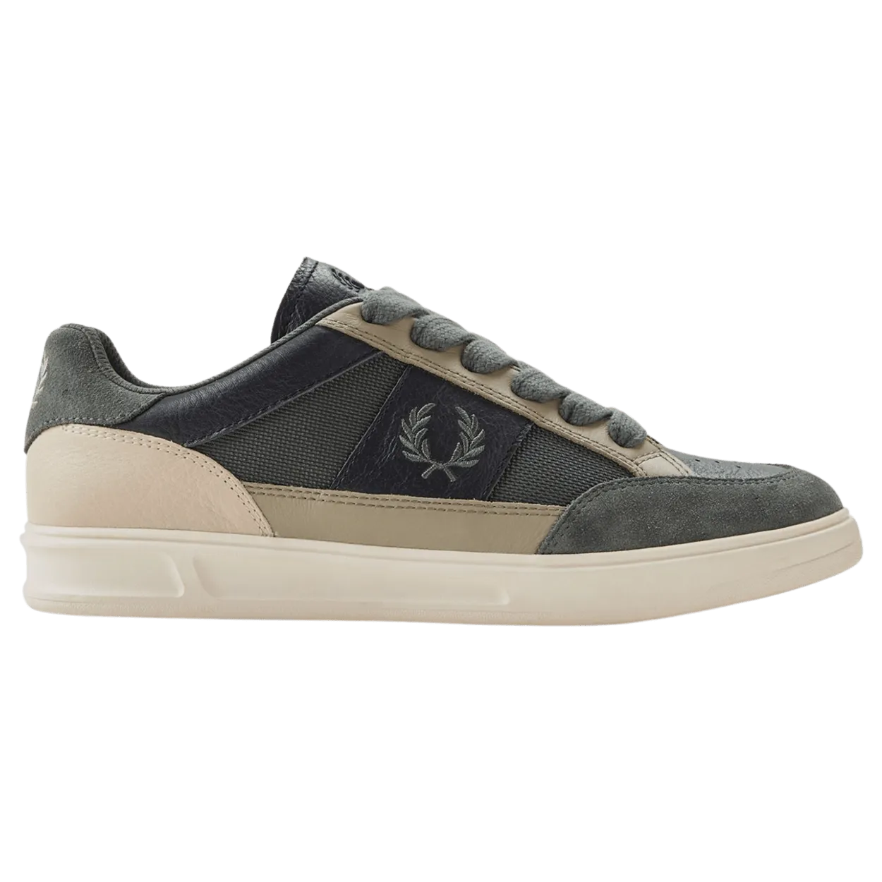 Fred Perry B440 Textured Leather Trainers