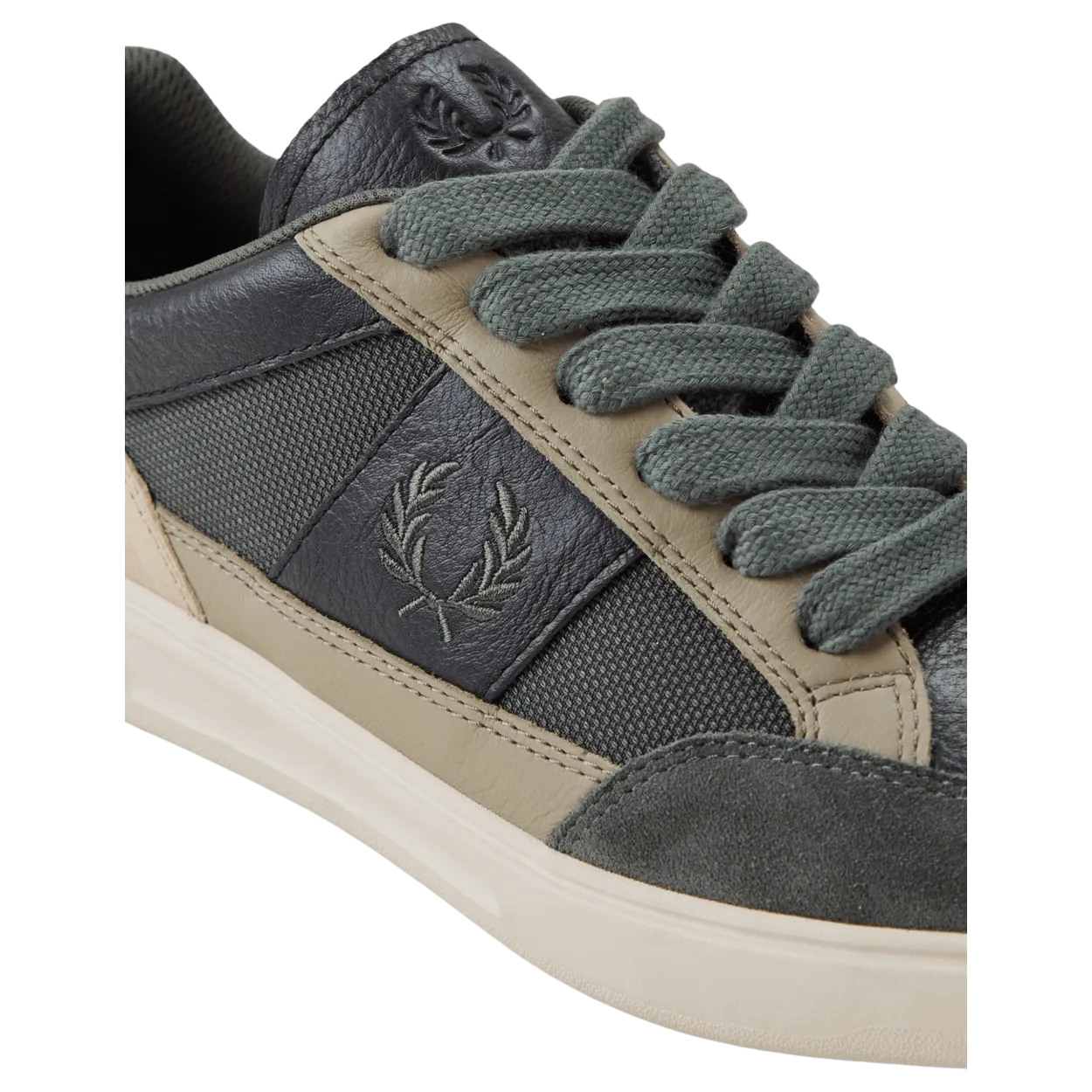 Fred Perry B440 Textured Leather Trainers