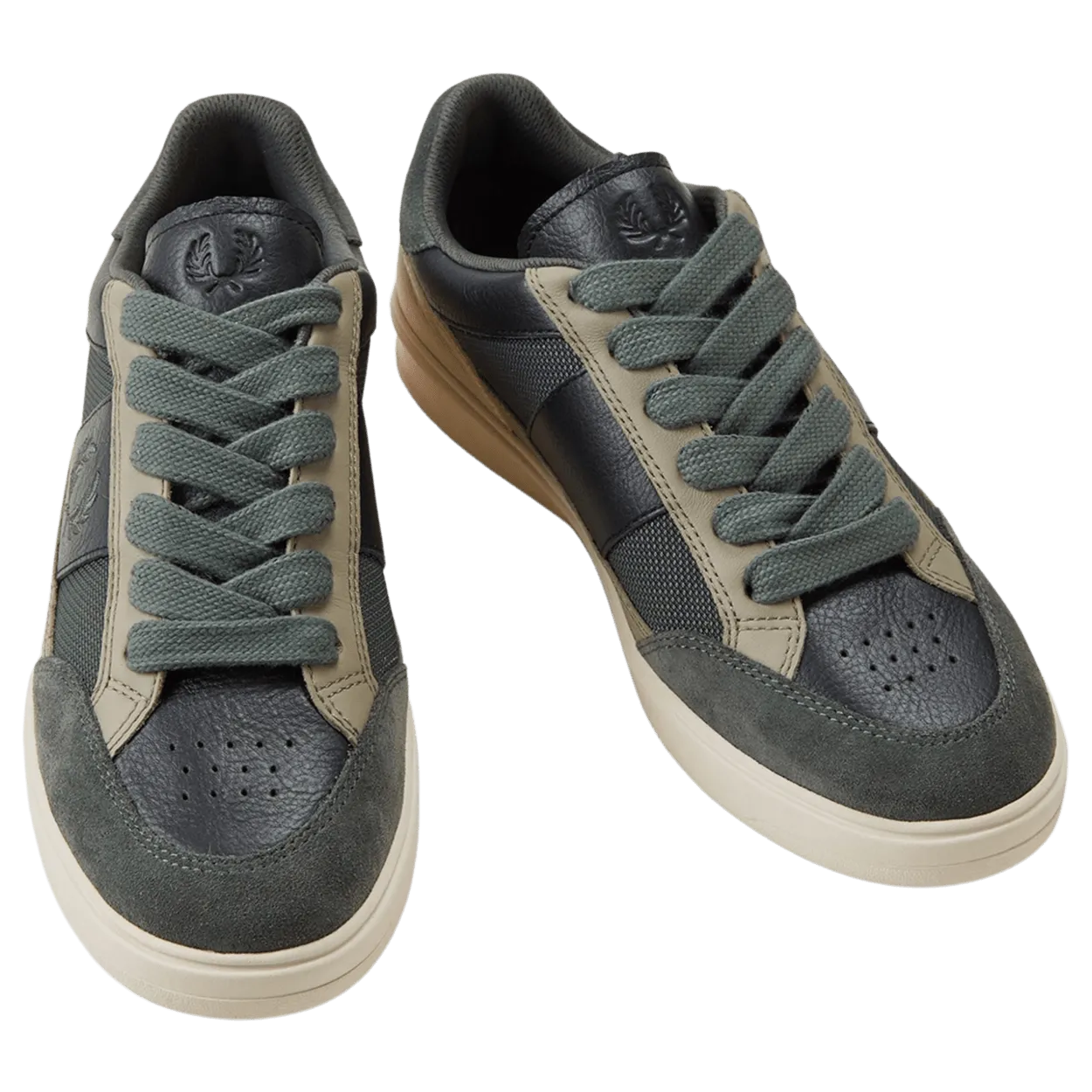 Fred Perry B440 Textured Leather Trainers