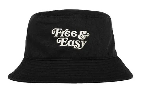 Free & Easy Don't Trip Canvas Bucket Hat