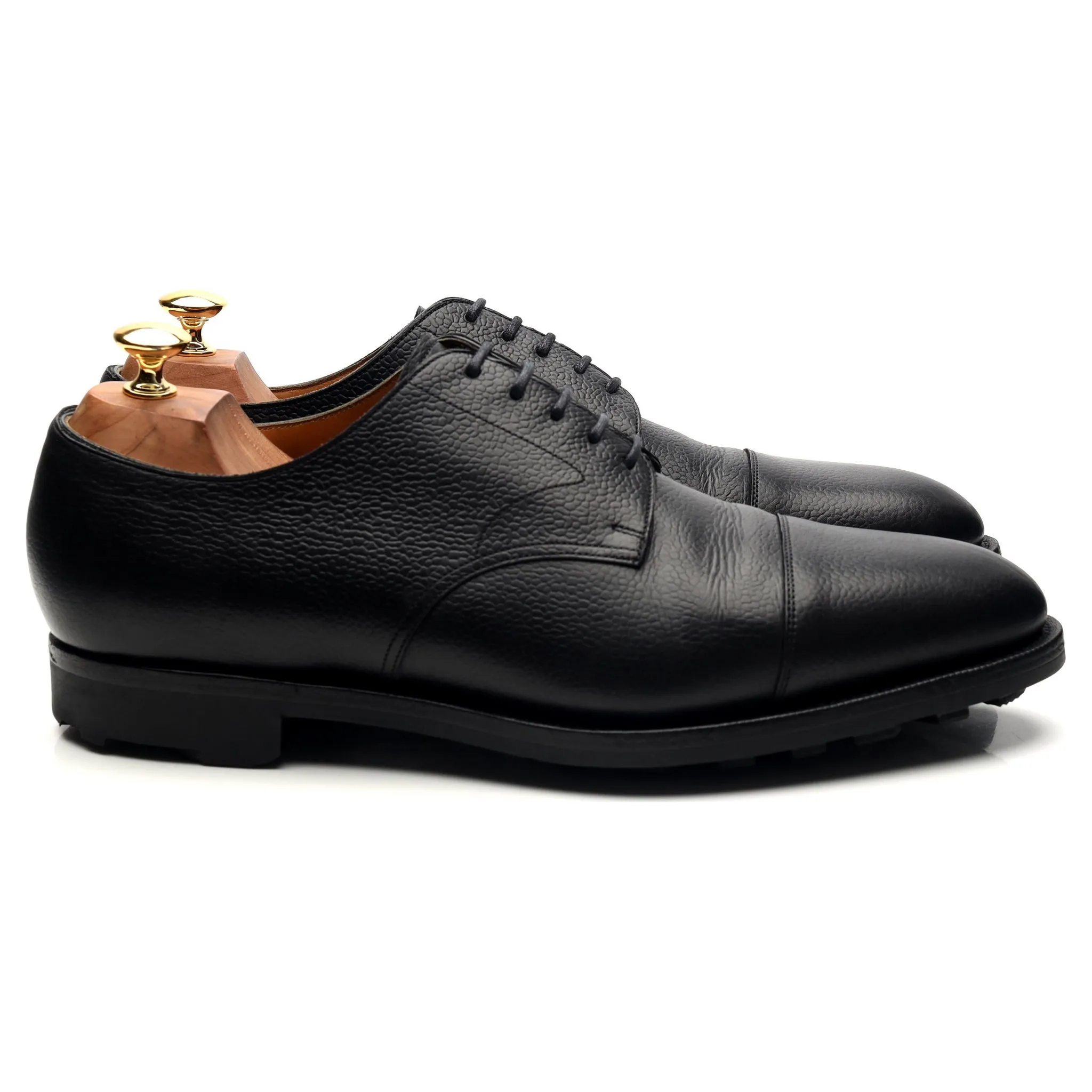 'Froswick' Black Leather Derby UK 10 E