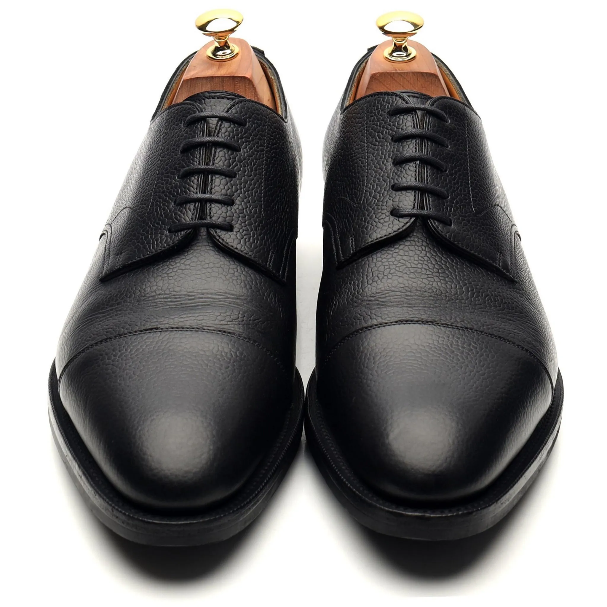 'Froswick' Black Leather Derby UK 10 E