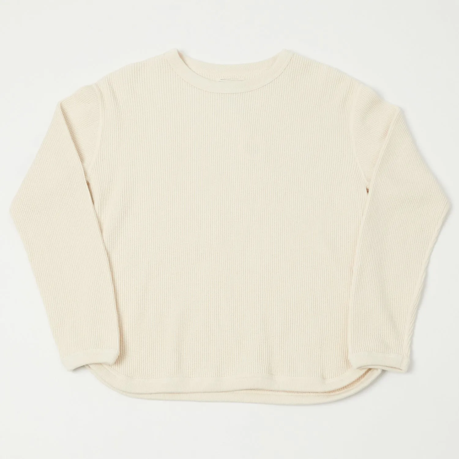 Full Count 5964 Heavyweight Waffle LS Tee - Ecru