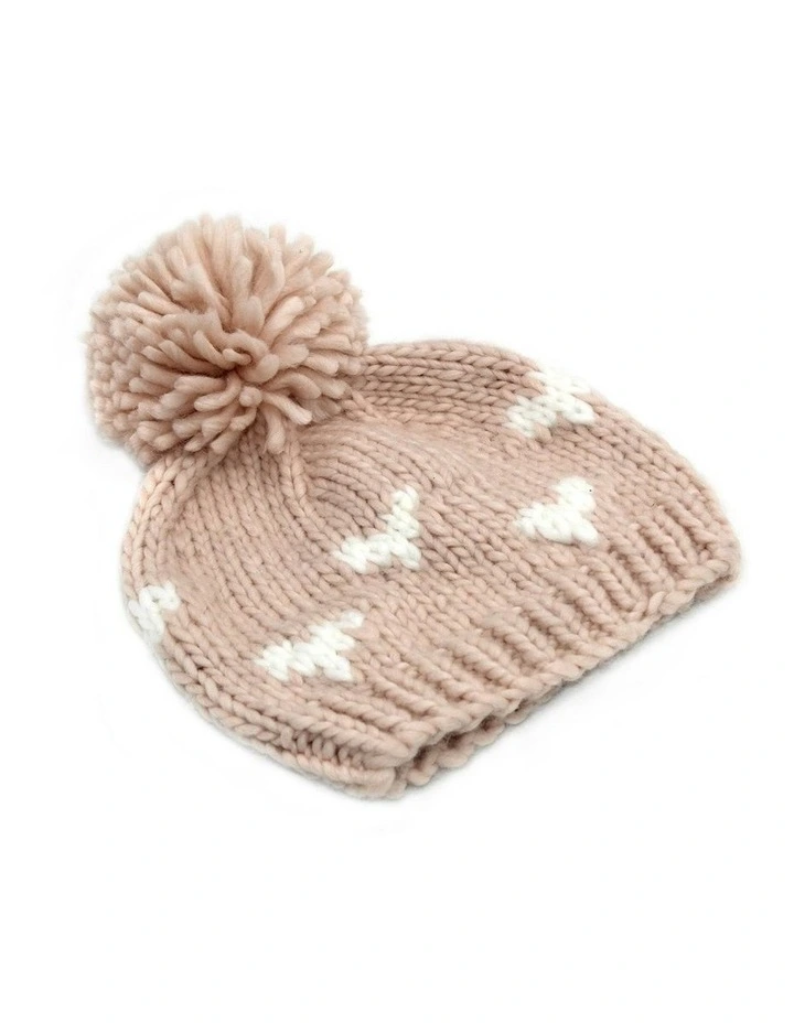 Gabrielle Mini Beanie in Pink