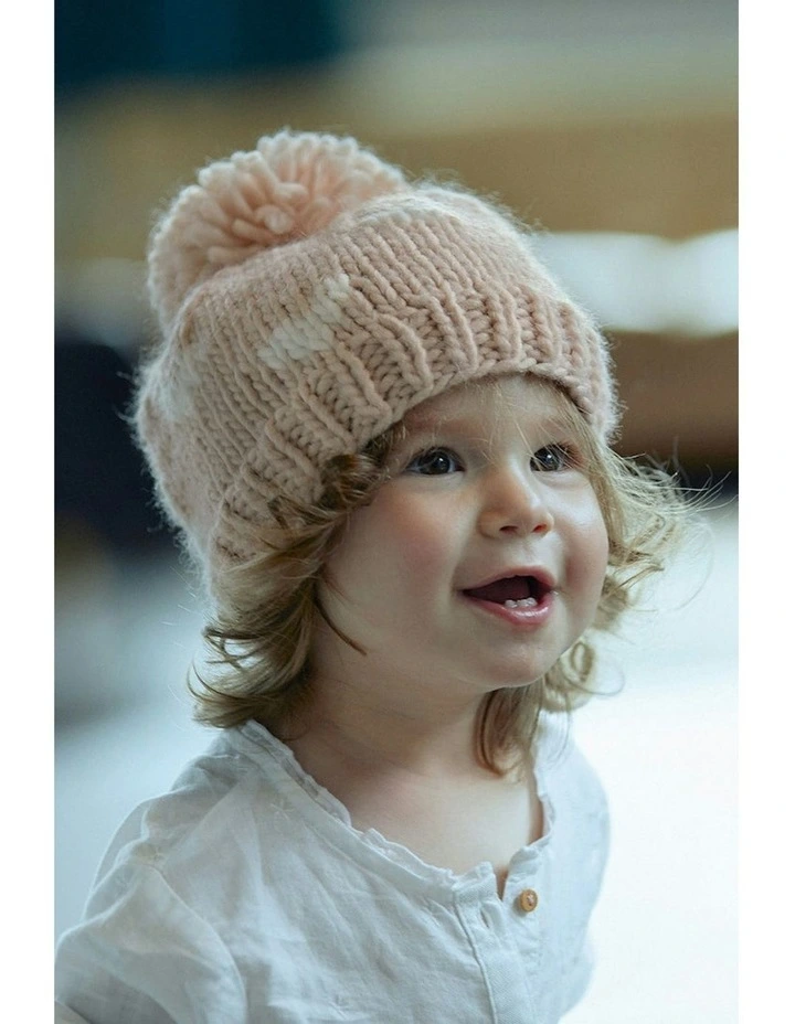 Gabrielle Mini Beanie in Pink