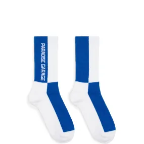 GARAGE SOCKS WHITE/ROYAL | Bodega