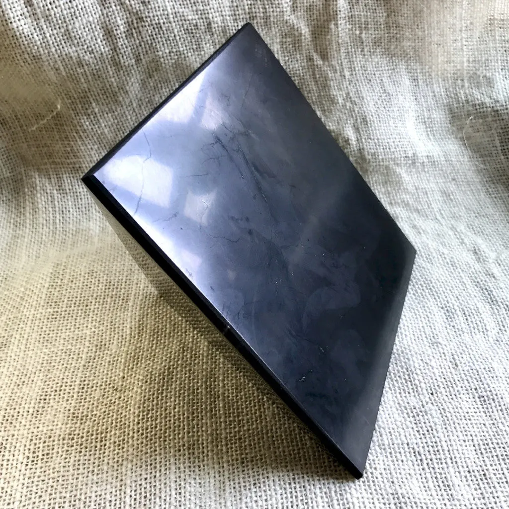 Genuine Shungite Pyramid, Huge, 6 Inch Base (150mm), Big Wow Factor