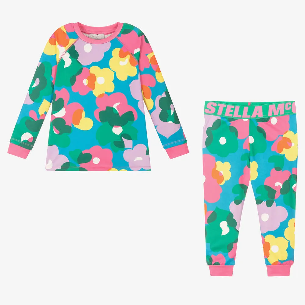 Girls Blue Base Layer Set