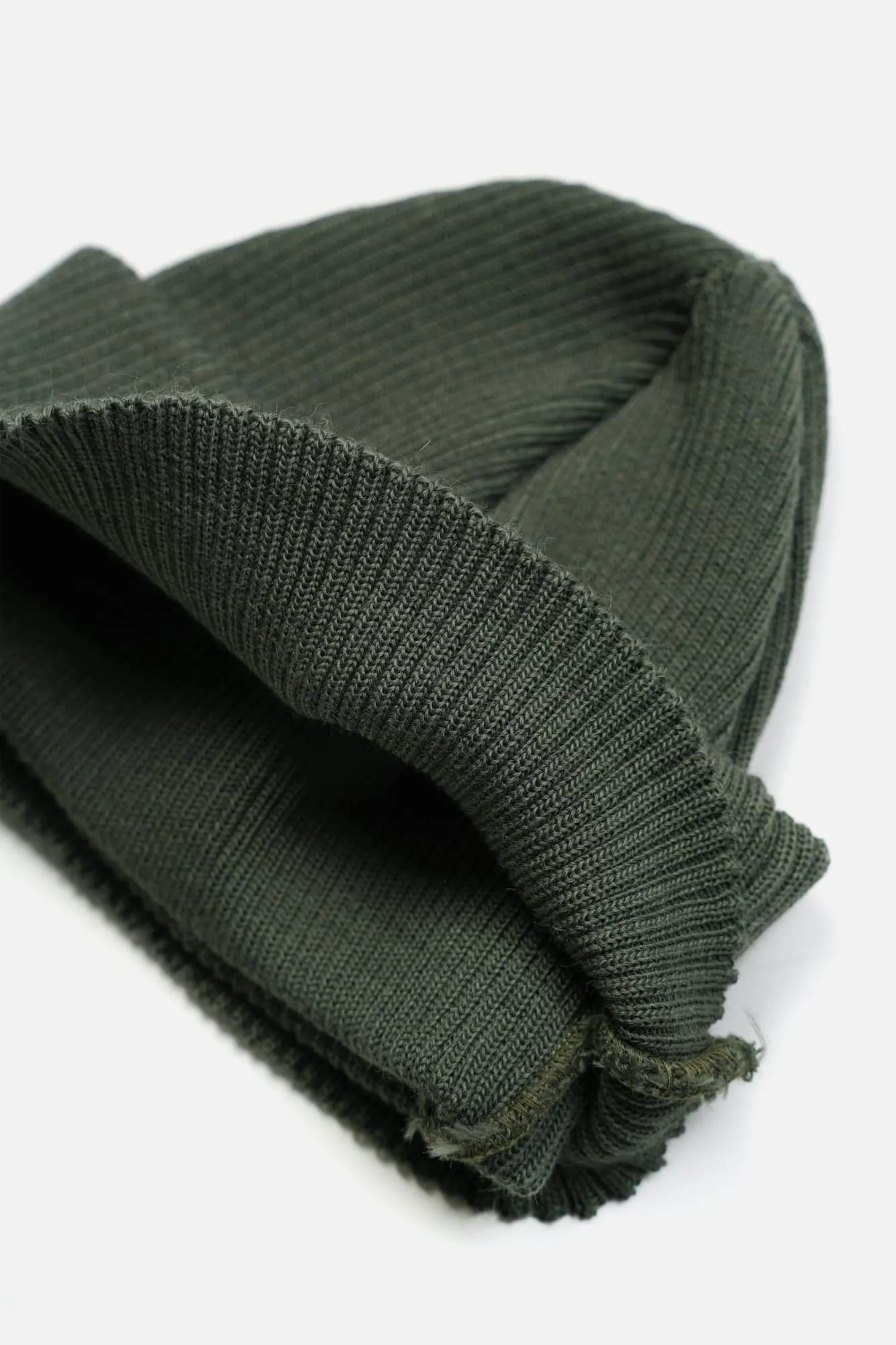 Green North American Made All Wool Watch Cap