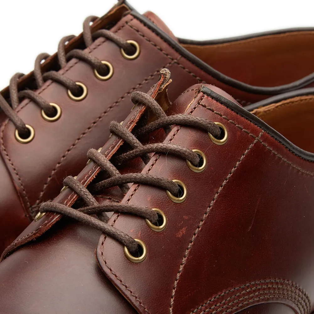 Grenson Drew Derby ShoeChestnut Pull Up