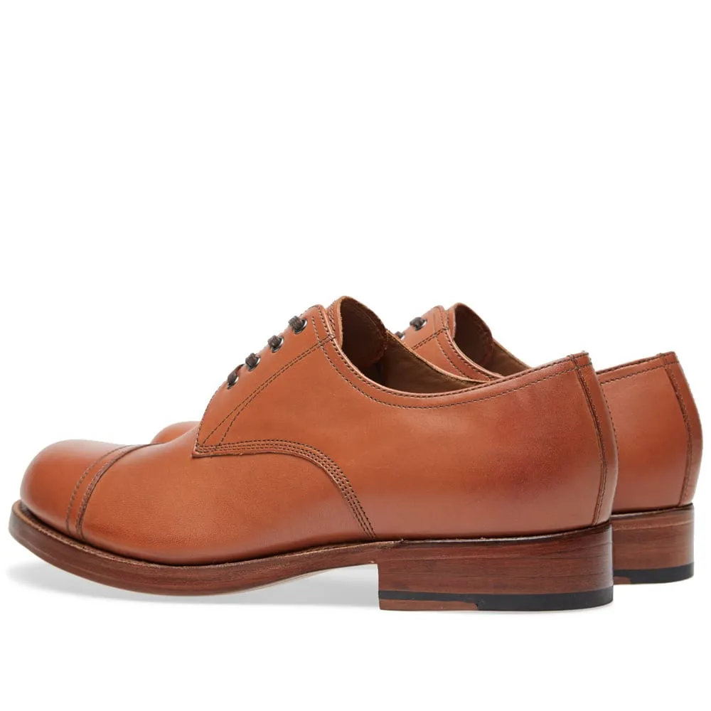 Grenson Rhys Toe Cap Derby ShoeCognac