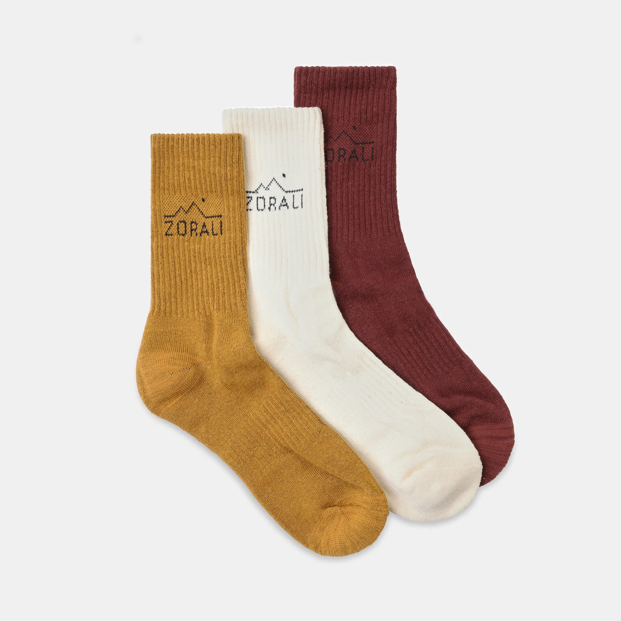 Hemp Everyday Socks 3PK Cedar