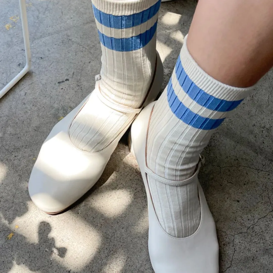 Her Varsity Socks (Blue)