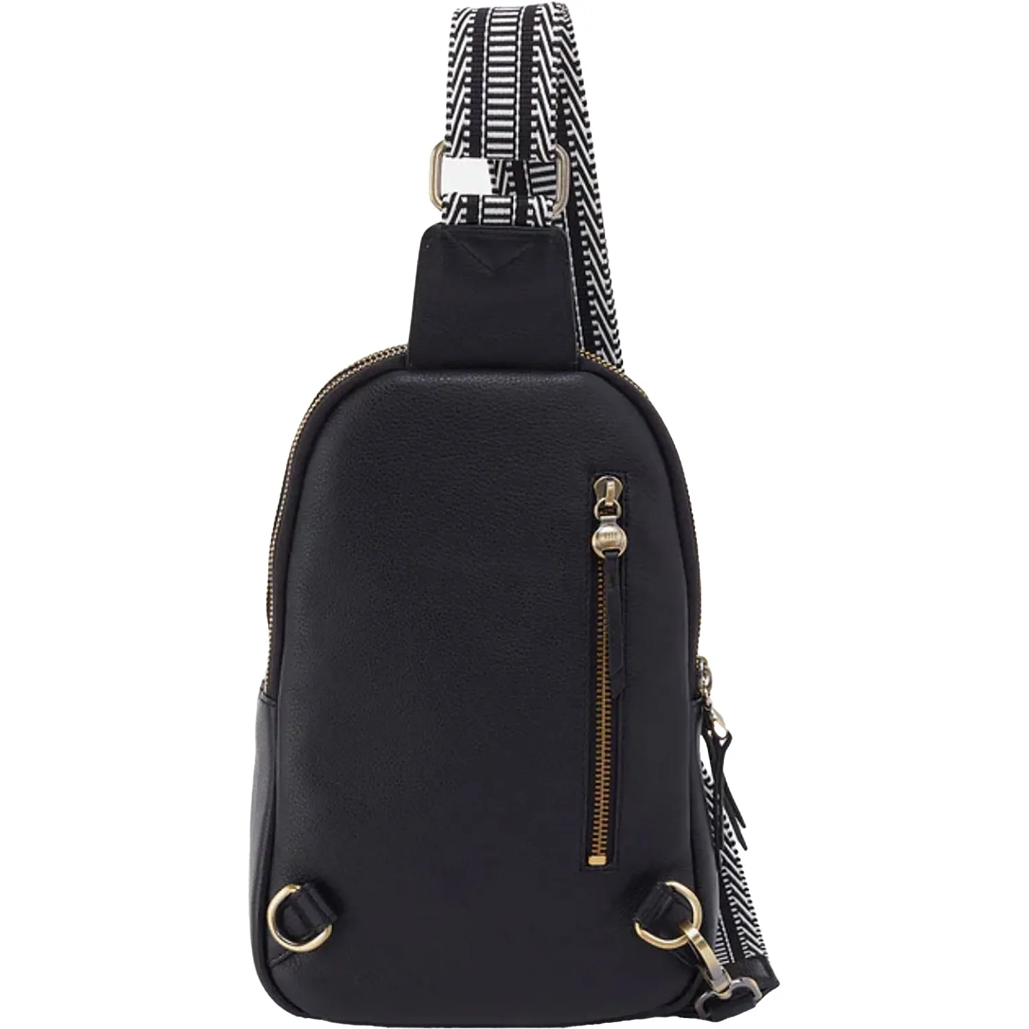 Hobo Cass Sling Black Pebbled Leather