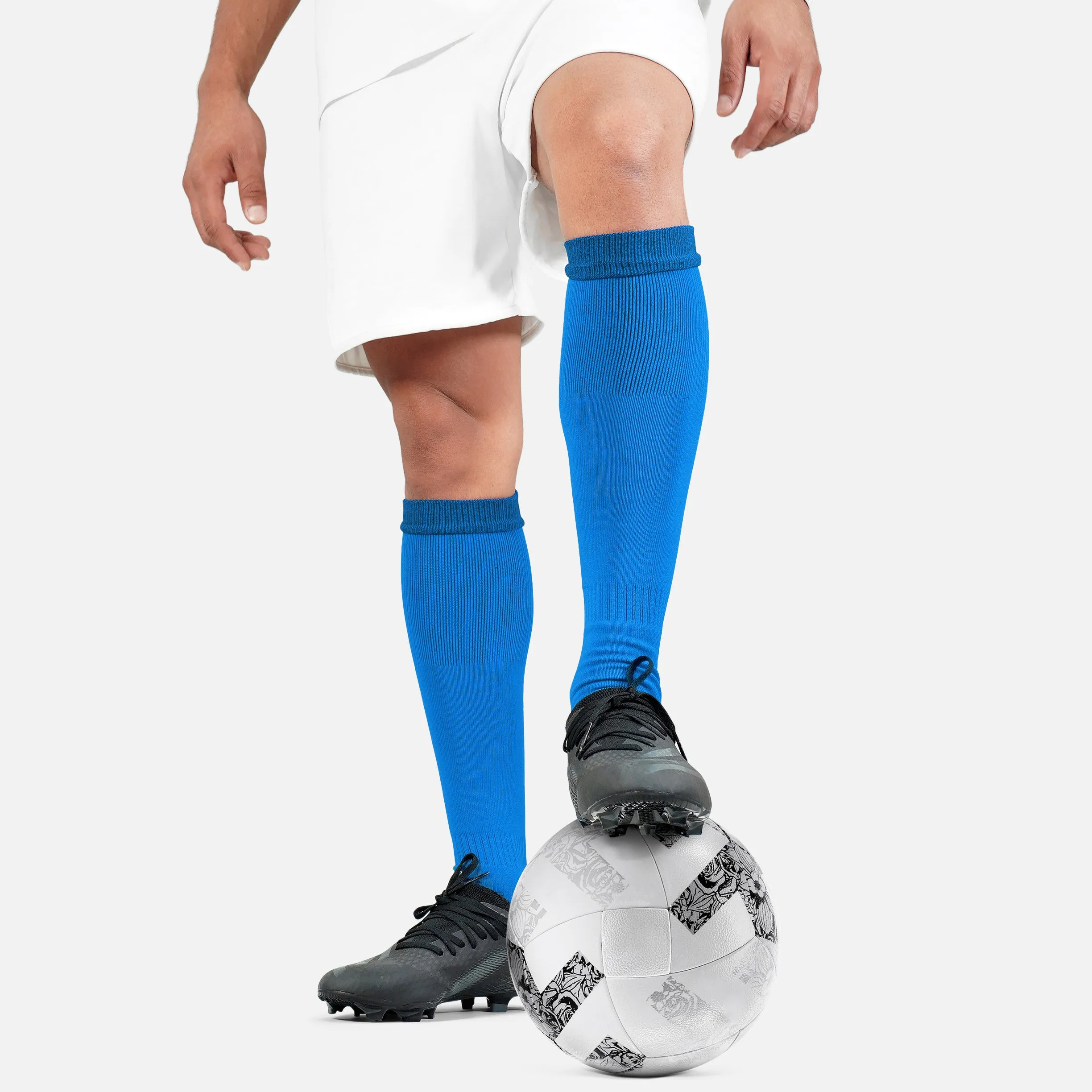 Hue Blue Soccer Knee-High Socks