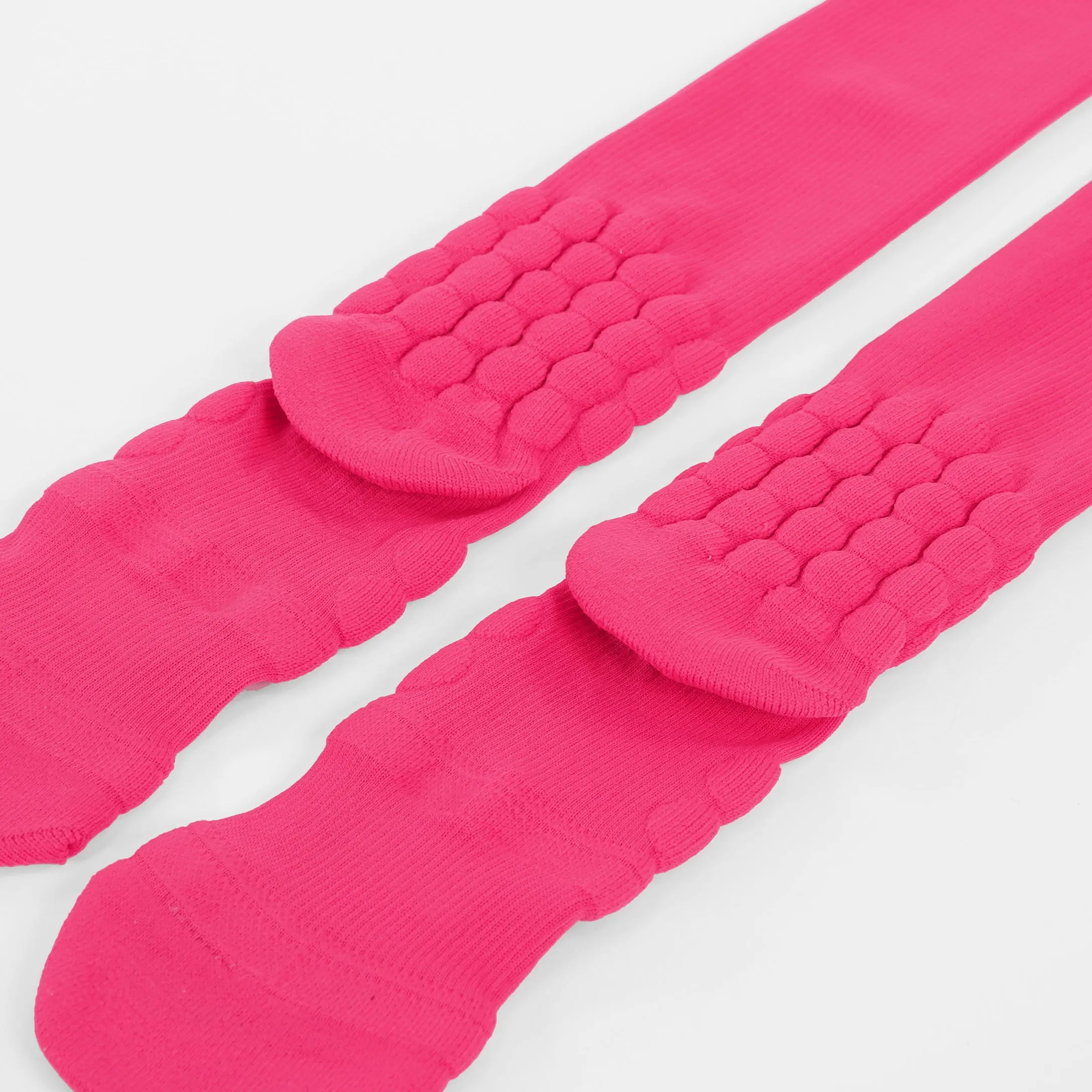 Hue Pink Football Padded Long Socks