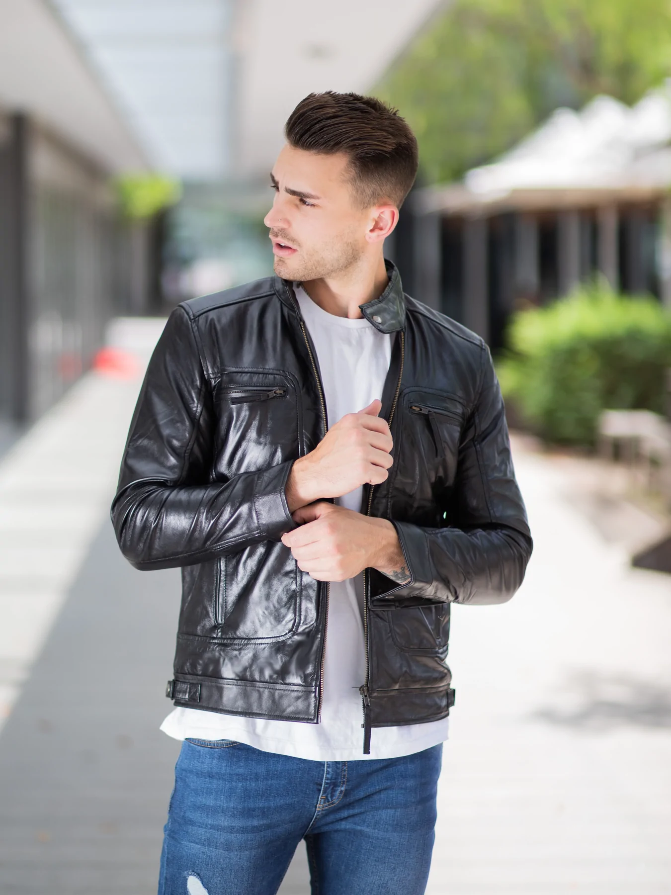 Iconic Black Leather kloset for Men