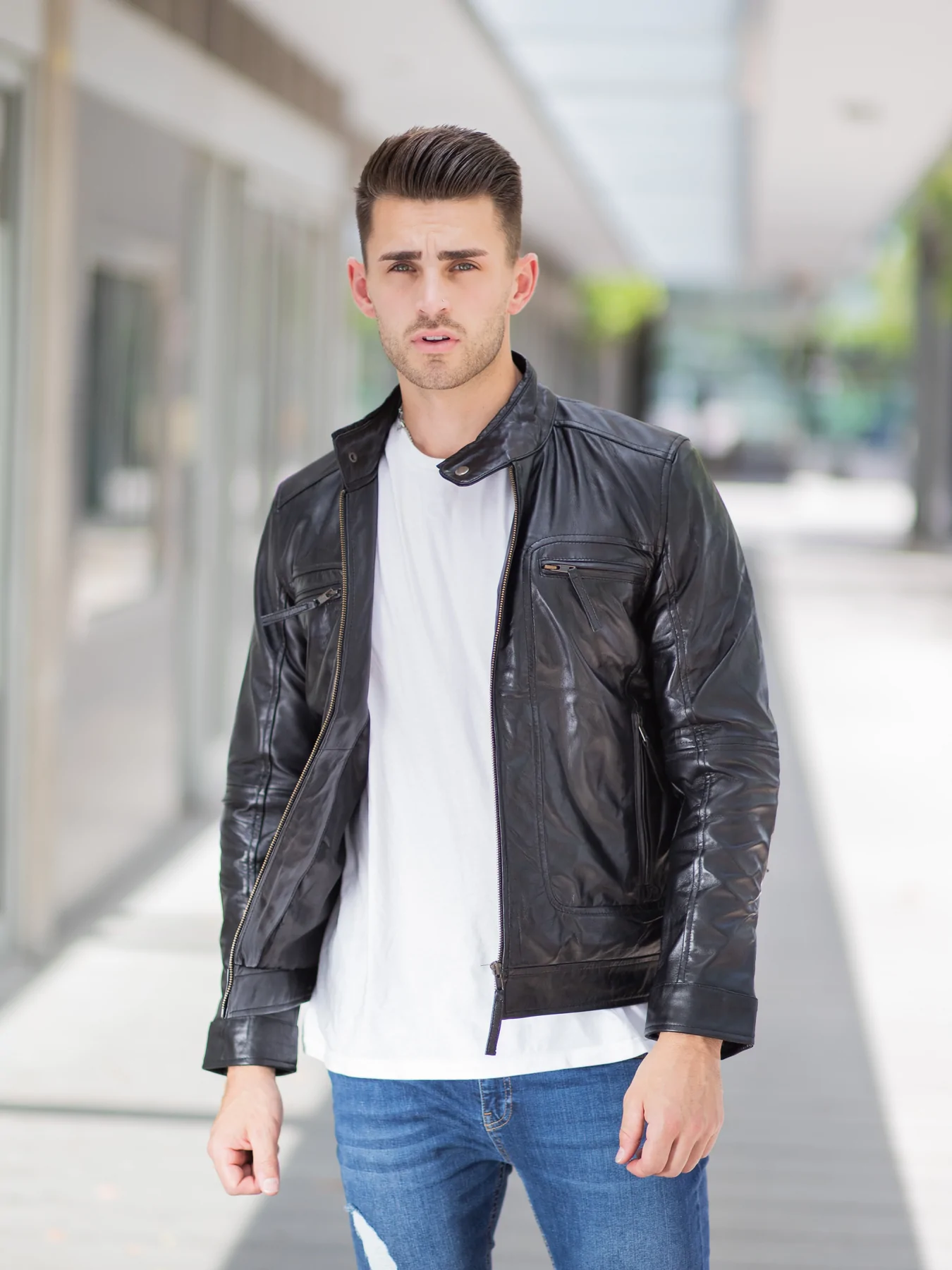 Iconic Black Leather kloset for Men