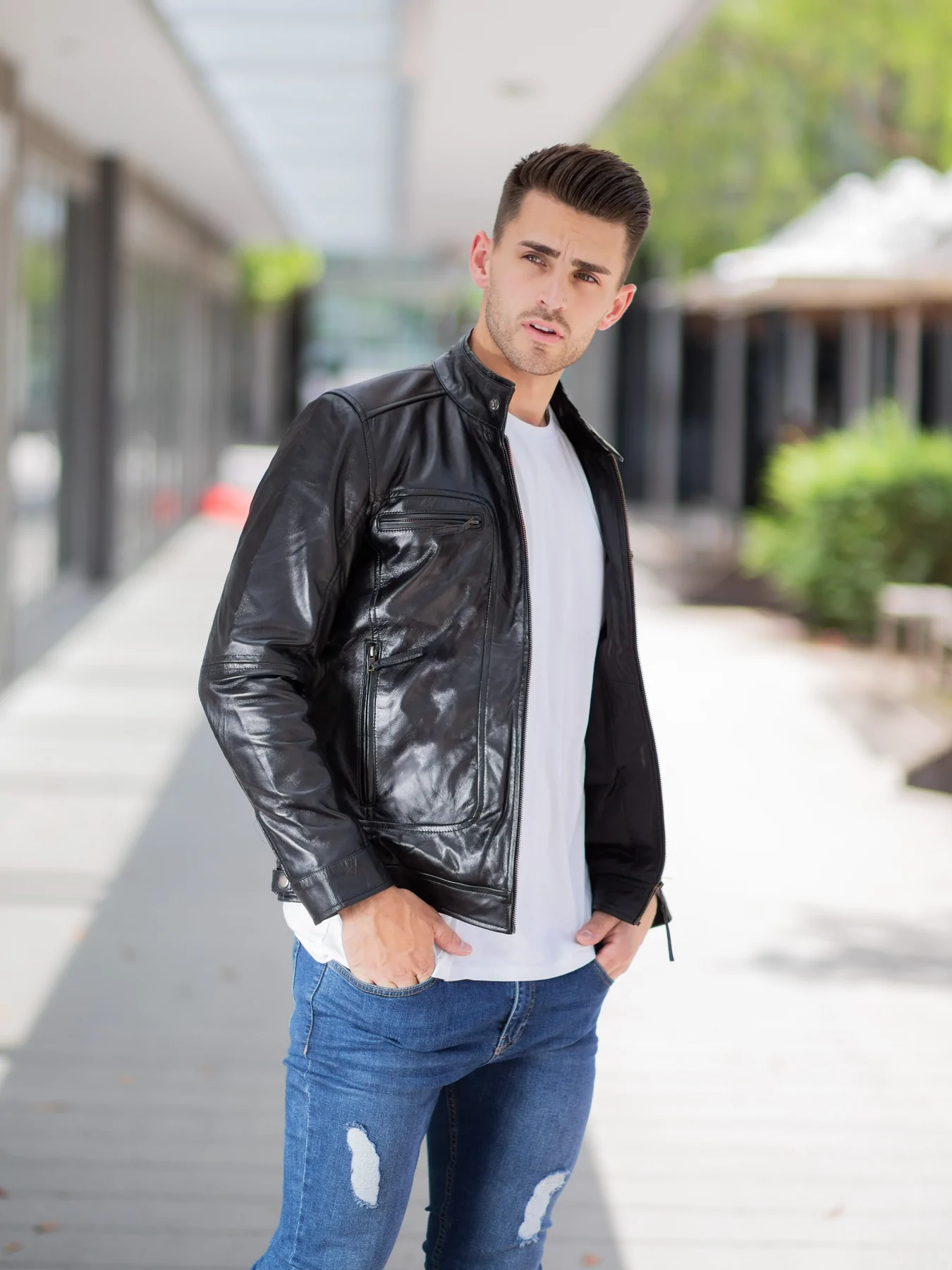 Iconic Black Leather kloset for Men