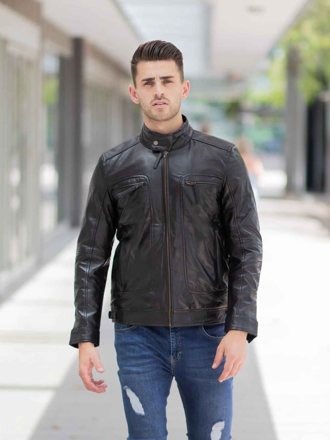 Iconic Black Leather kloset for Men